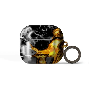 Obal pro Apple AirPods 3 - Black Gold 2