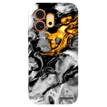 Picasee silikonový černý obal pro Honor 600 - Black Gold 2
