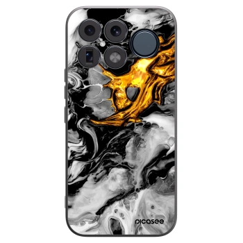 Picasee silikonový černý obal pro Xiaomi Poco F8 Ultra - Black Gold 2