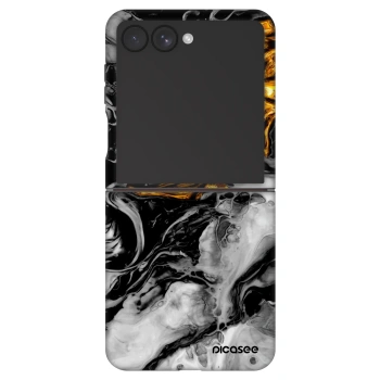 Picasee Fashion Case pro Samsung Galaxy Z Flip7 5G - Black Gold 2
