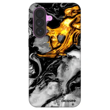 Picasee Fashion Case pro Samsung Galaxy A37 - Black Gold 2