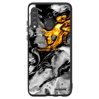 Picasee ULTIMATE CASE pro Huawei P30 Lite - Black Gold 2