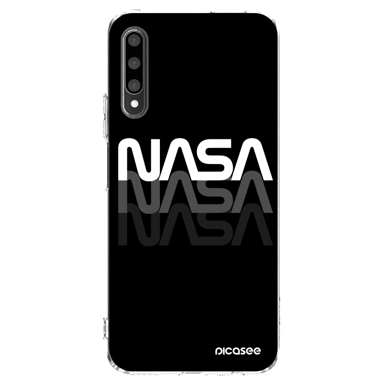 Picasee silikonový průhledný obal pro Honor 9X Pro - NASA Triple