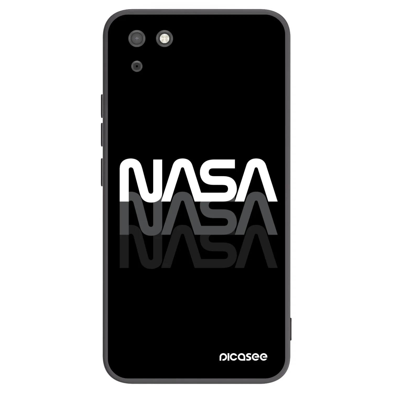 Picasee silikonový černý obal pro Huawei Y5P - NASA Triple