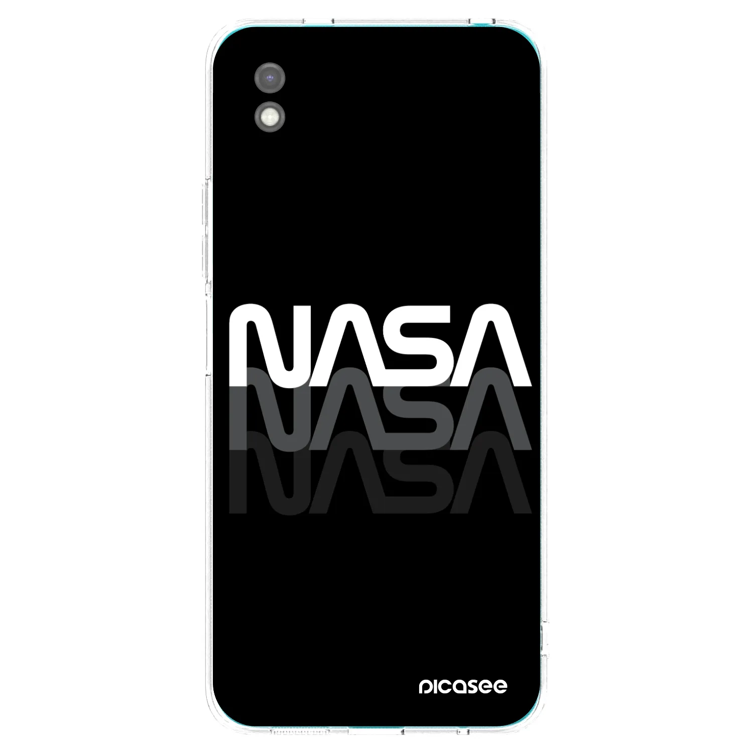 Picasee silikonový černý obal pro Xiaomi Redmi 9A - NASA Triple