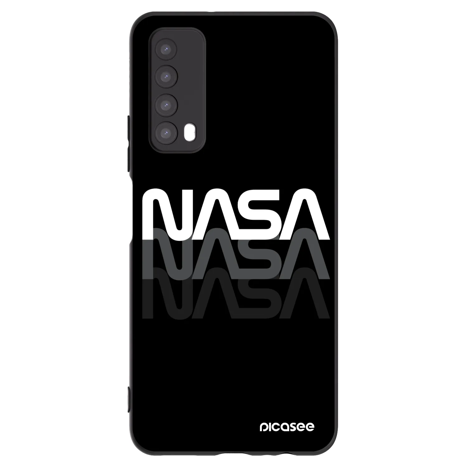 Picasee silikonový černý obal pro Huawei P Smart 2021 - NASA Triple