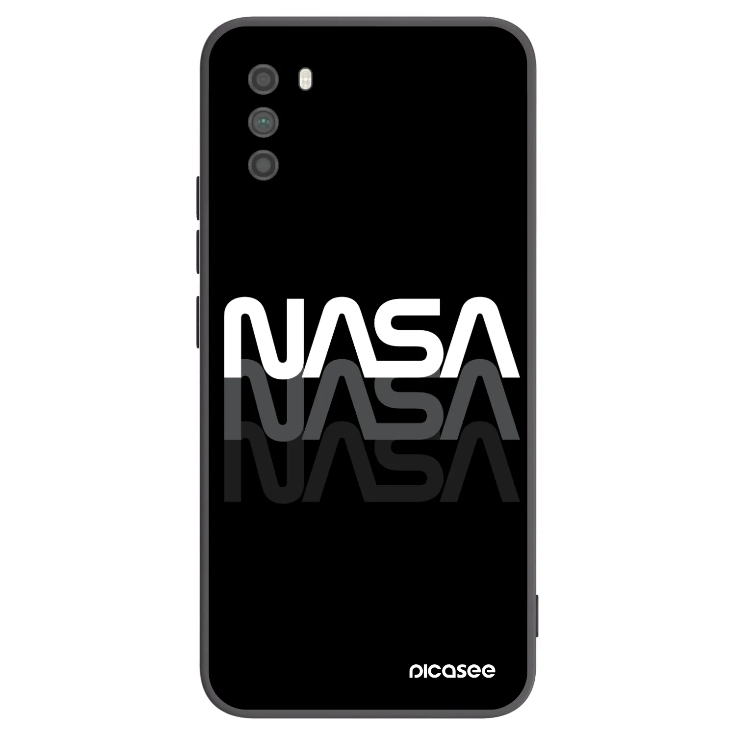 Picasee silikonový černý obal pro Xiaomi Poco M3 - NASA Triple