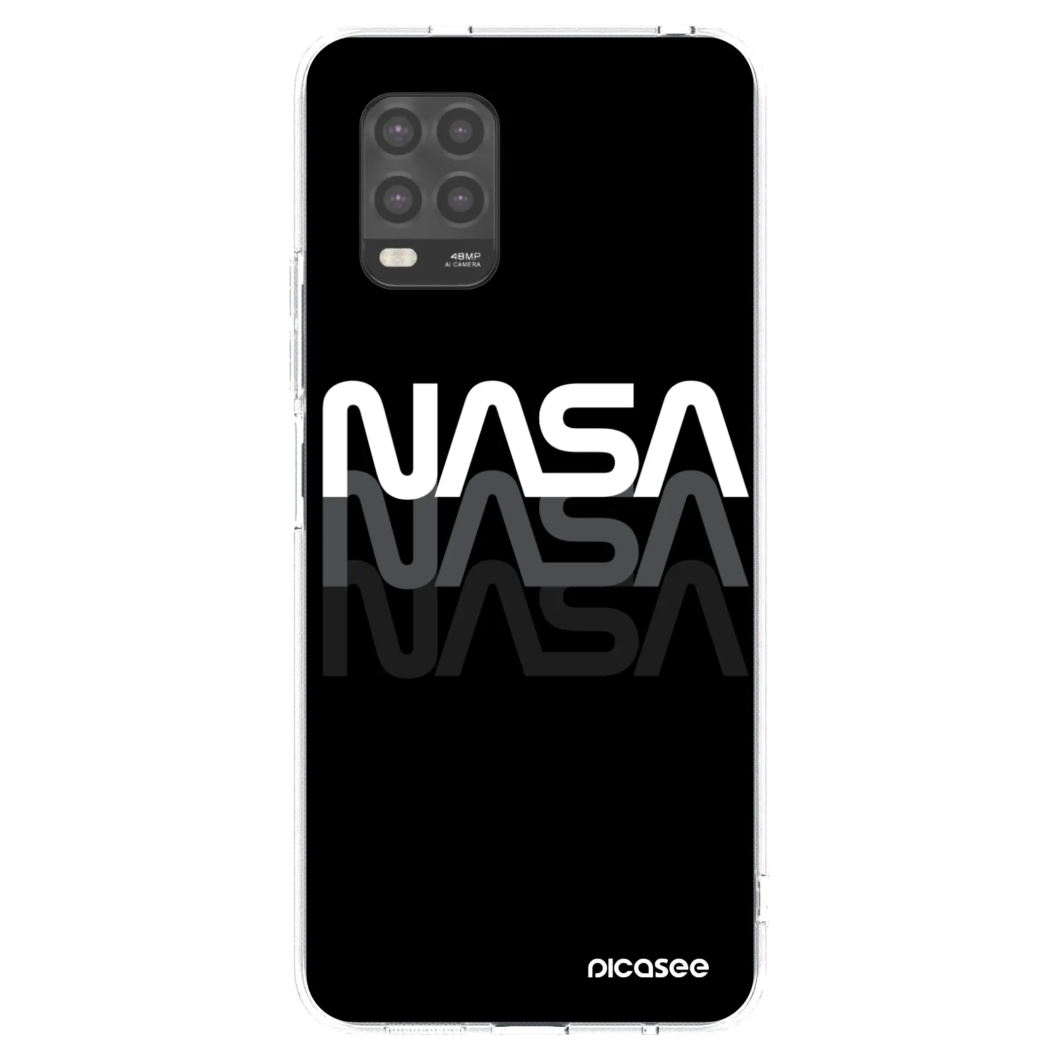 Picasee silikonový průhledný obal pro Xiaomi Mi 10 Lite - NASA Triple