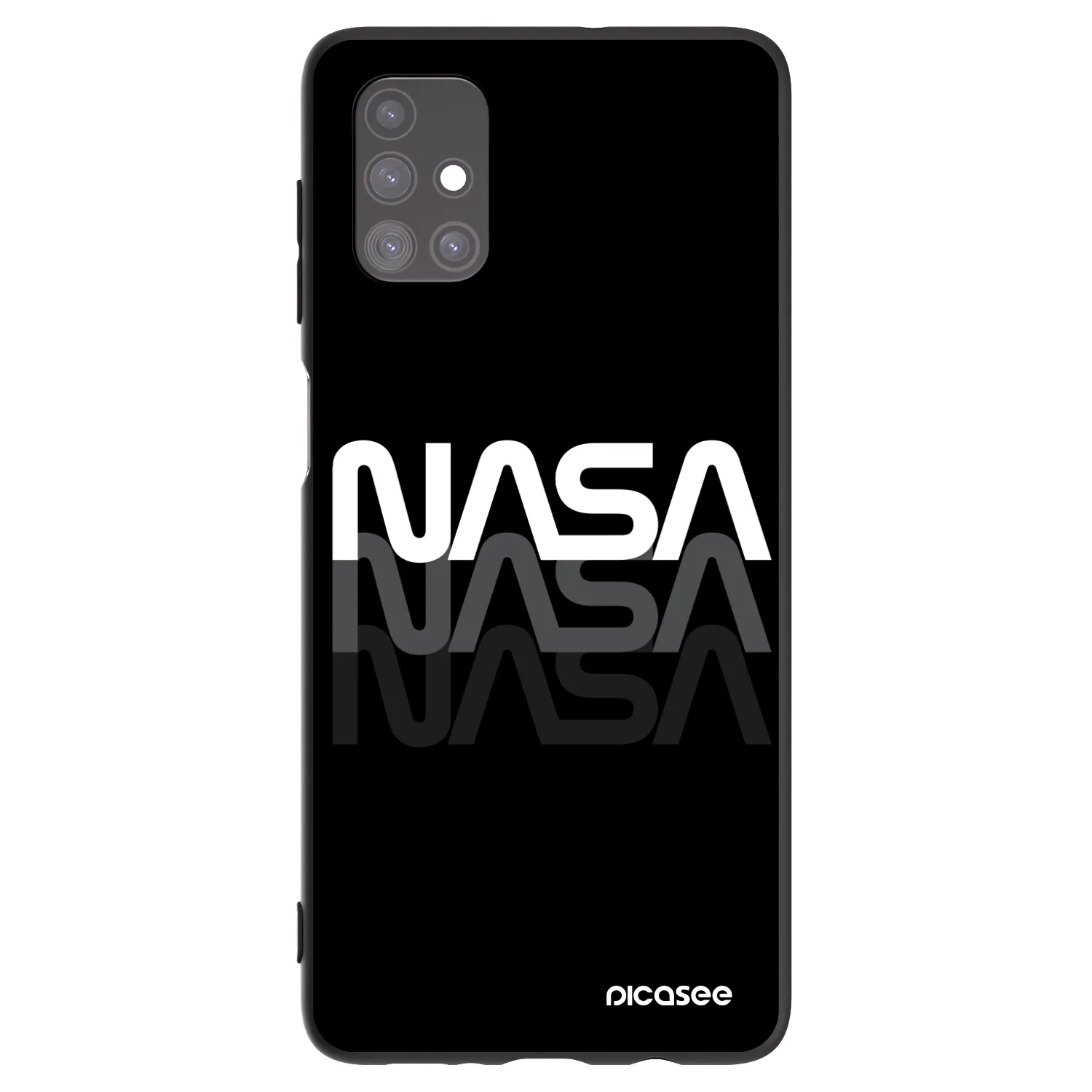 Picasee silikonový černý obal pro Samsung Galaxy M51 M515F - NASA Triple