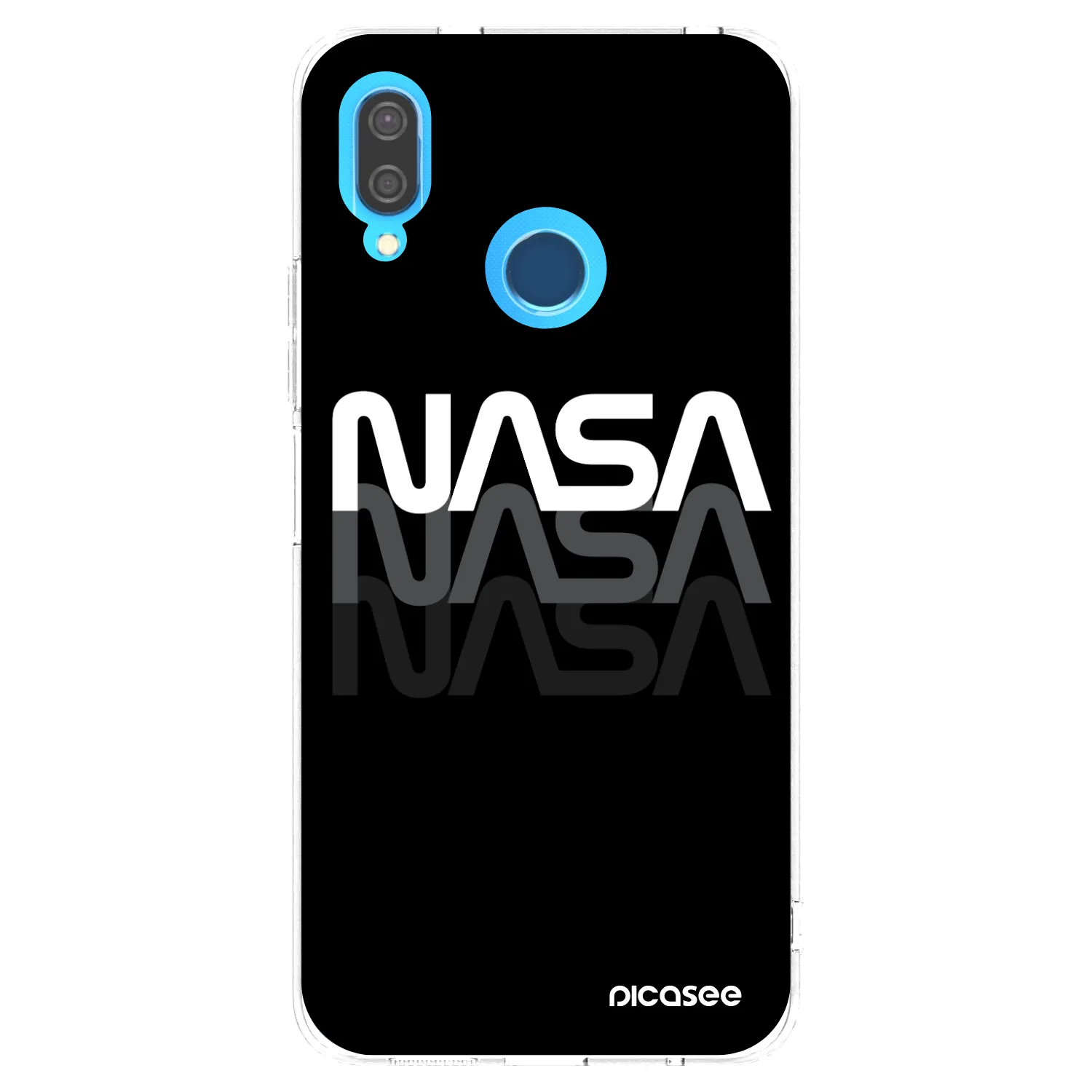 Picasee silikonový průhledný obal pro Huawei P20 Lite - NASA Triple