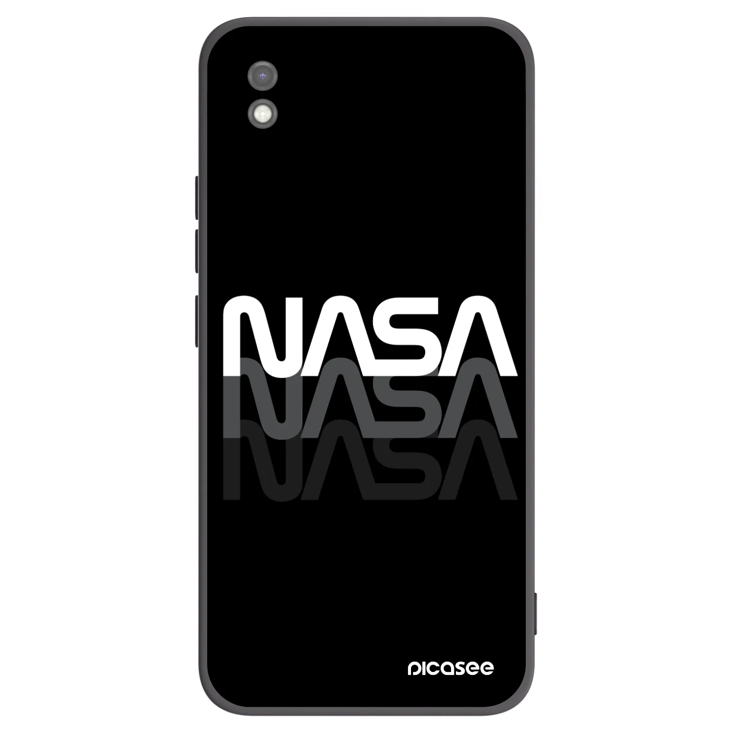 Picasee silikonový černý obal pro Xiaomi Redmi 9AT - NASA Triple