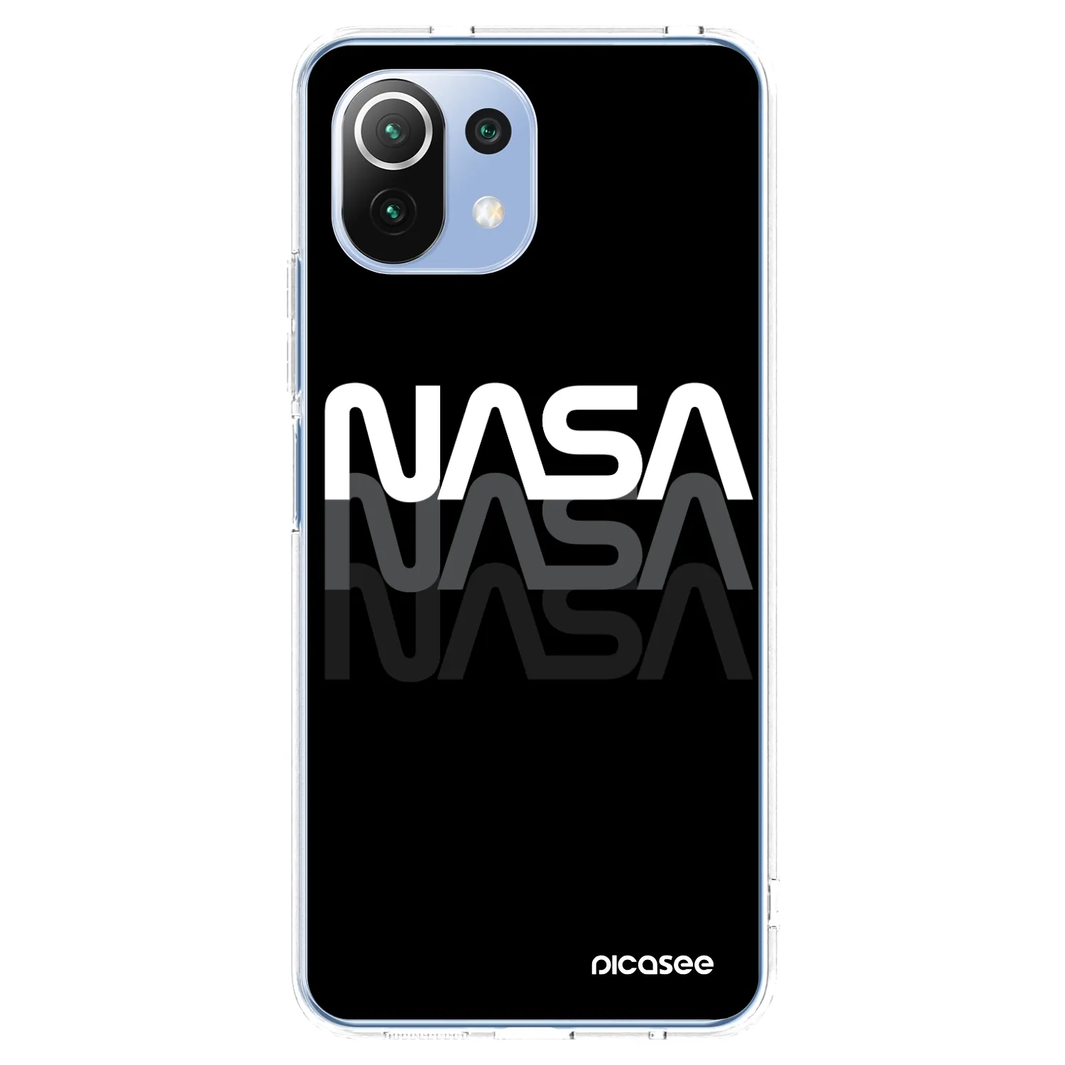 Picasee silikonový průhledný obal pro Xiaomi Mi 11 Lite - NASA Triple