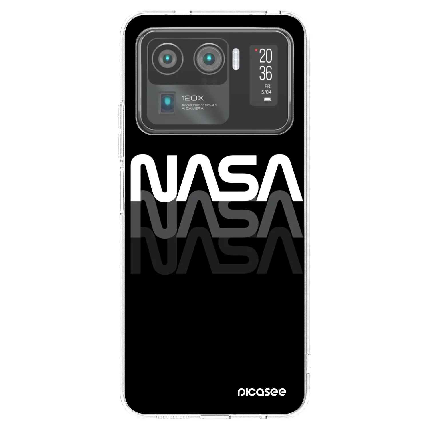 Picasee silikonový průhledný obal pro Xiaomi Mi 11 Ultra - NASA Triple