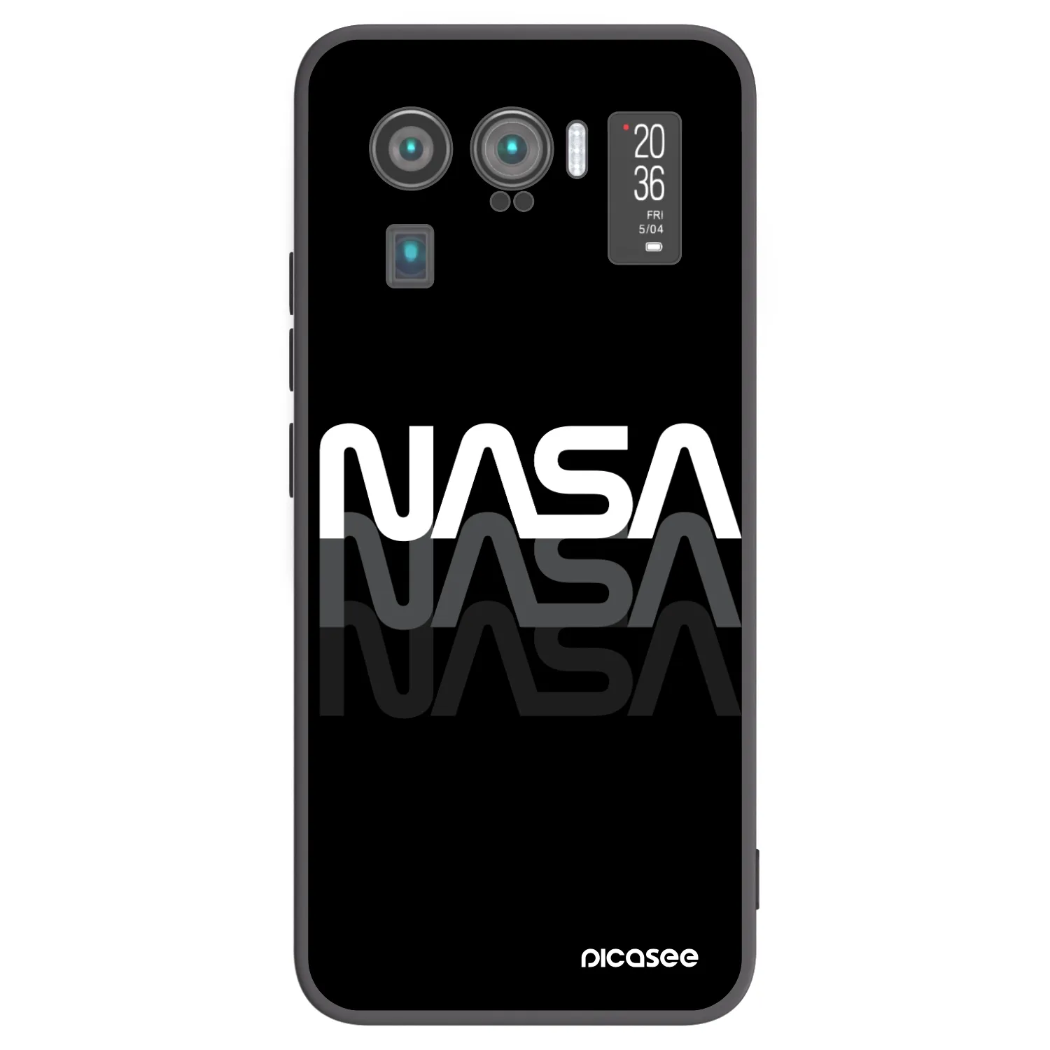 Picasee silikonový černý obal pro Xiaomi Mi 11 Ultra - NASA Triple