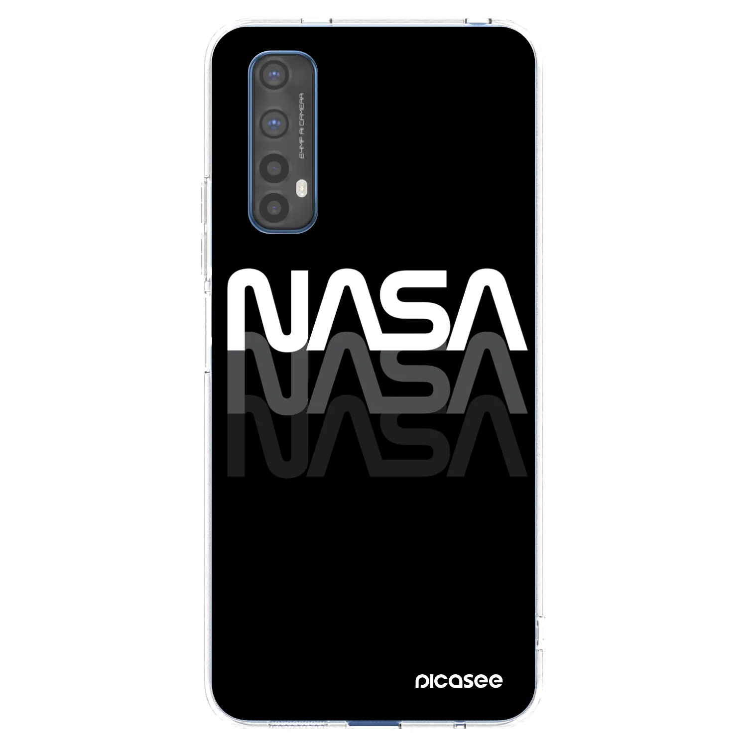 Picasee silikonový průhledný obal pro Realme 7 - NASA Triple