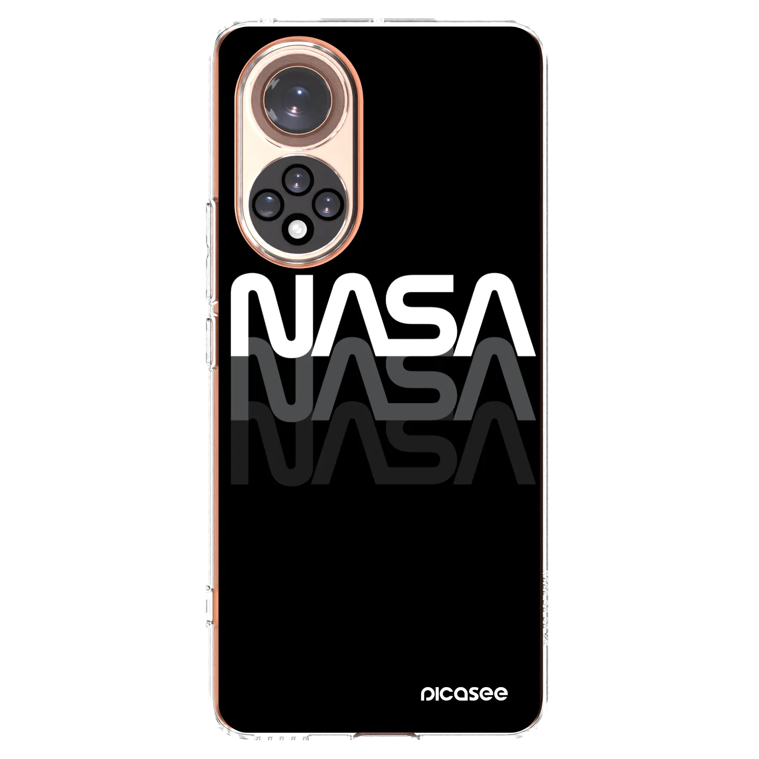 Picasee silikonový průhledný obal pro Honor 50 5G - NASA Triple