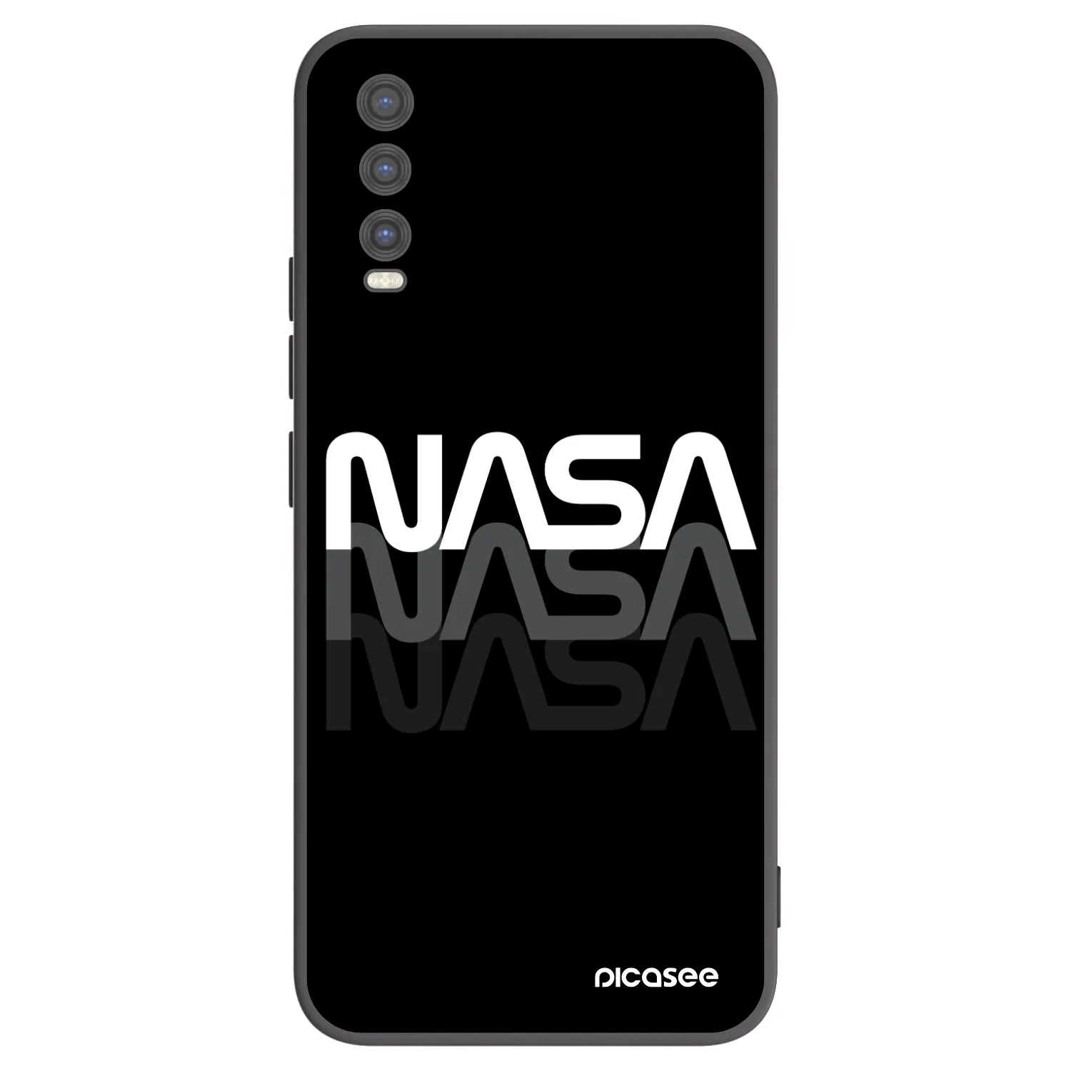 Picasee silikonový černý obal pro Vivo Y20s - NASA Triple
