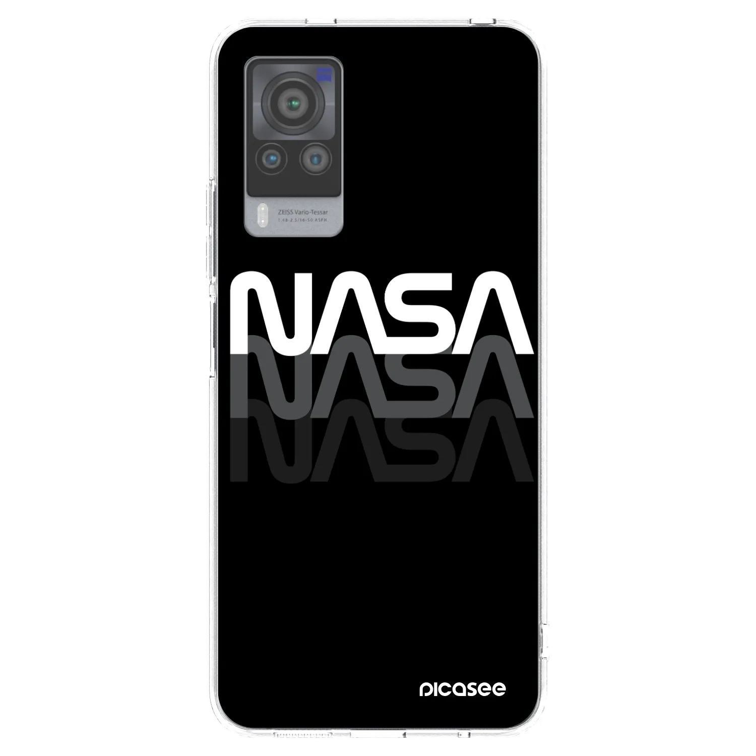 Picasee silikonový průhledný obal pro Vivo X60 Pro 5G - NASA Triple