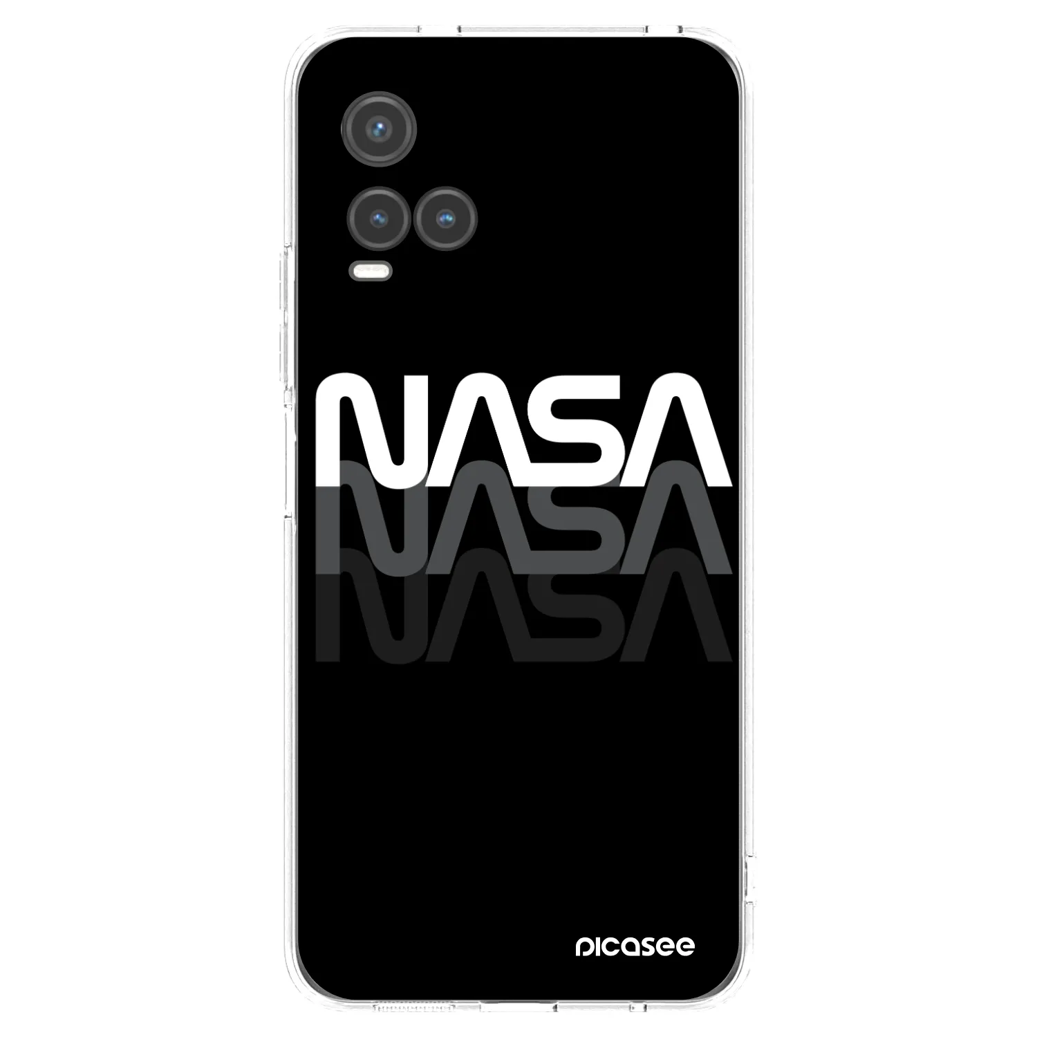 Picasee silikonový průhledný obal pro Vivo Y33s - NASA Triple