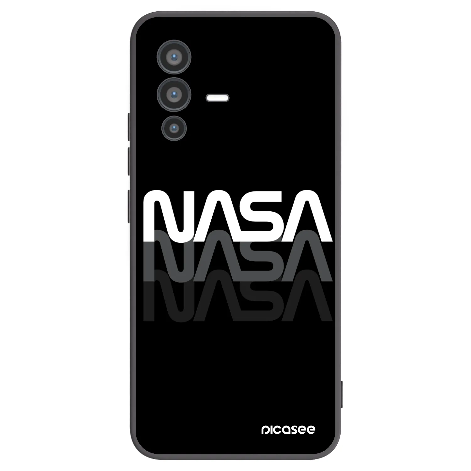 Picasee silikonový černý obal pro Vivo V23 5G - NASA Triple