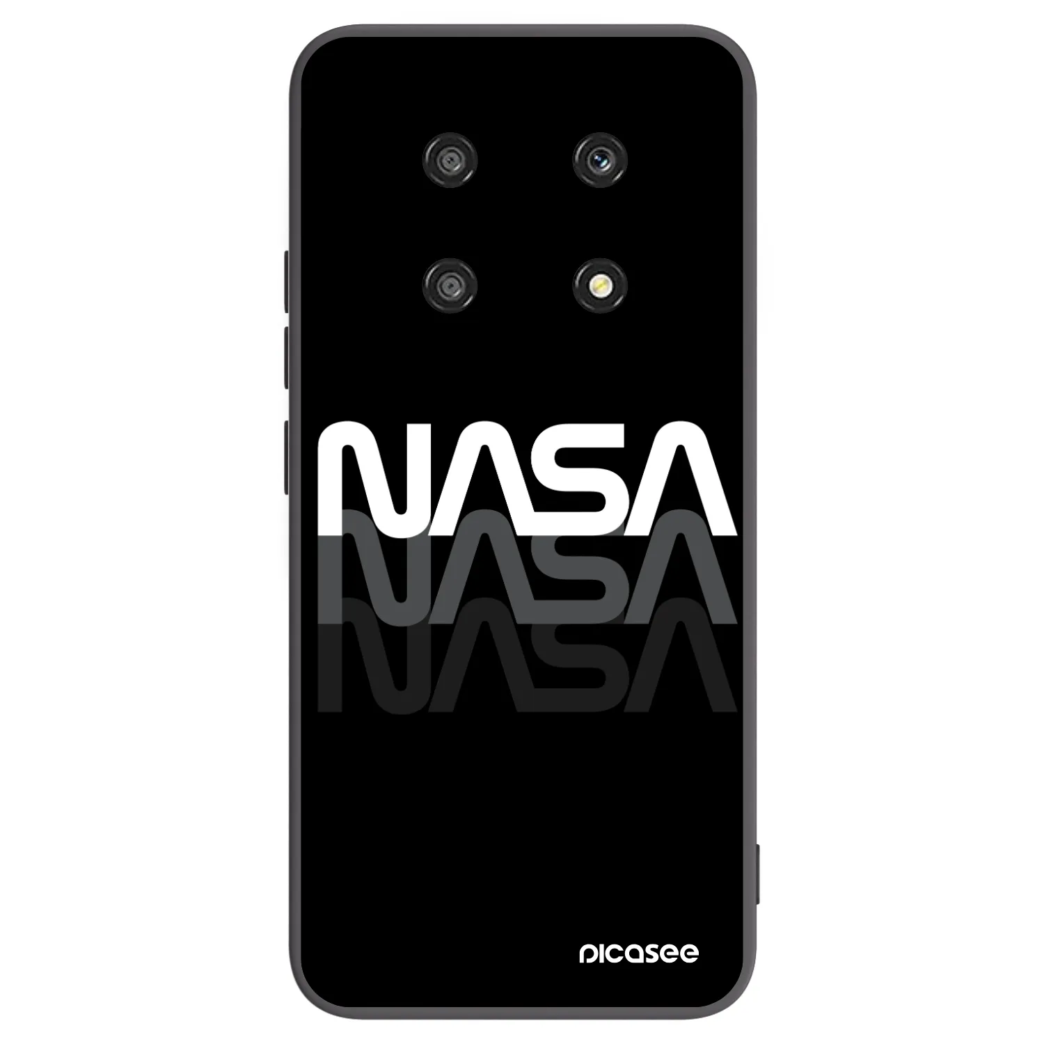 Picasee silikonový černý obal pro Honor Magic4 Lite 5G - NASA Triple