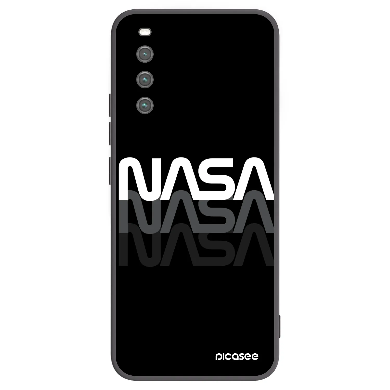 Picasee silikonový černý obal pro Sony Xperia 10 IV 5G - NASA Triple