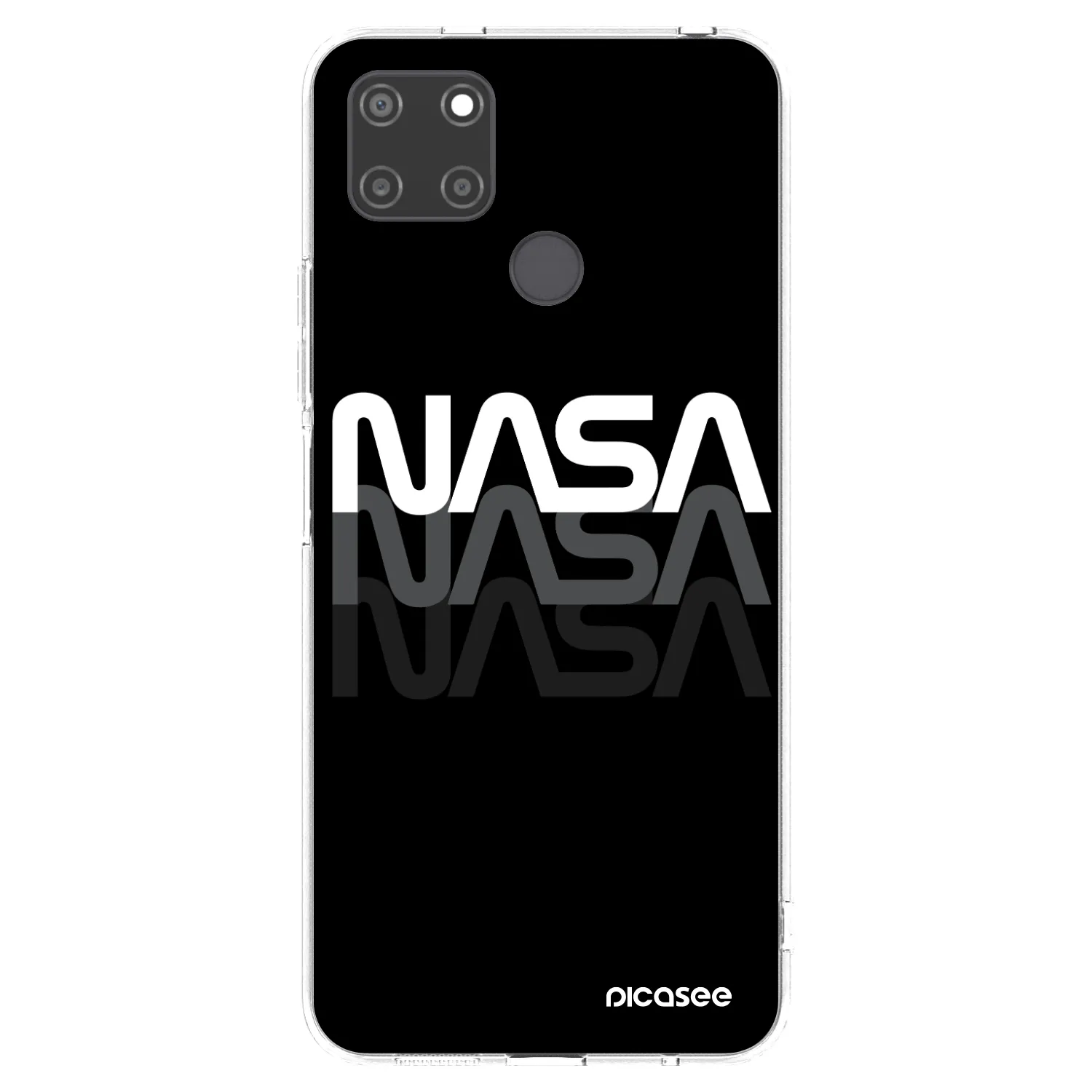 Picasee silikonový průhledný obal pro Realme C21Y - NASA Triple