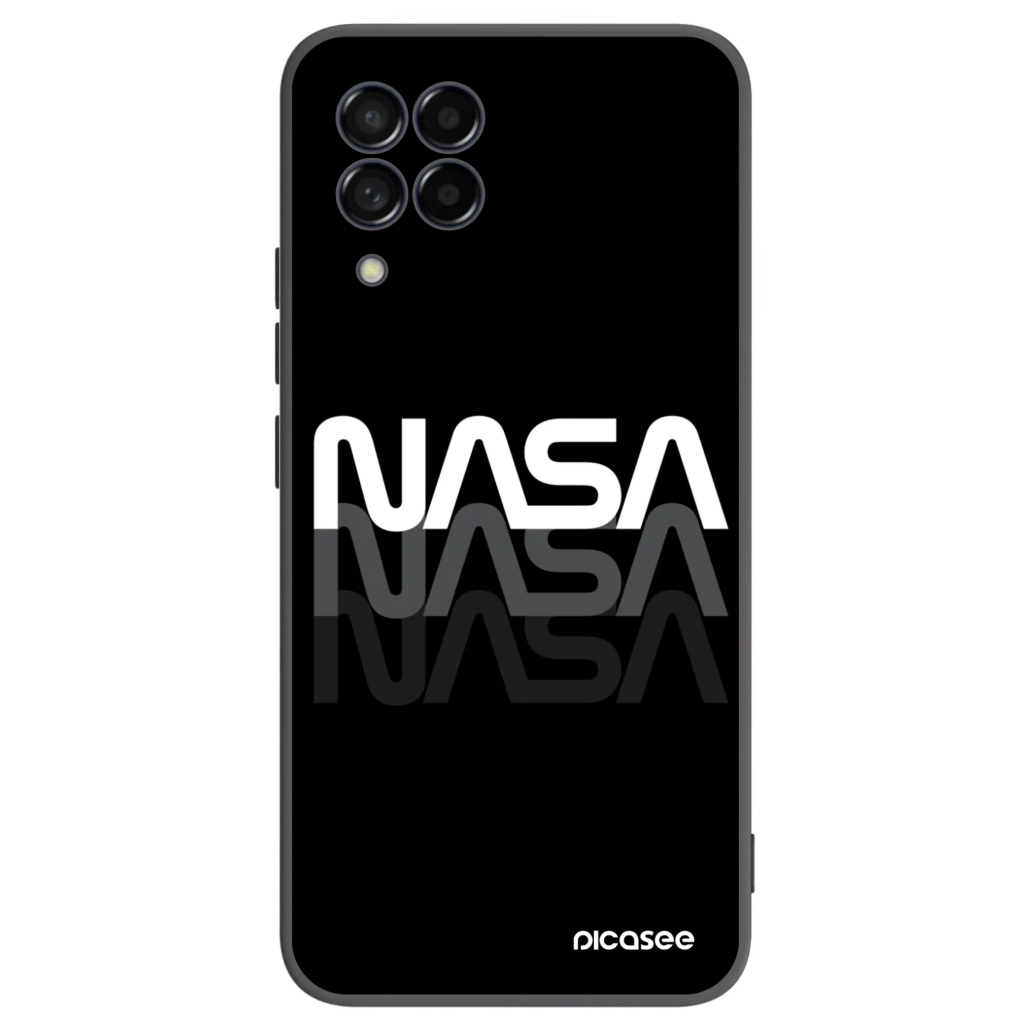 Picasee silikonový černý obal pro Samsung Galaxy M53 5G - NASA Triple