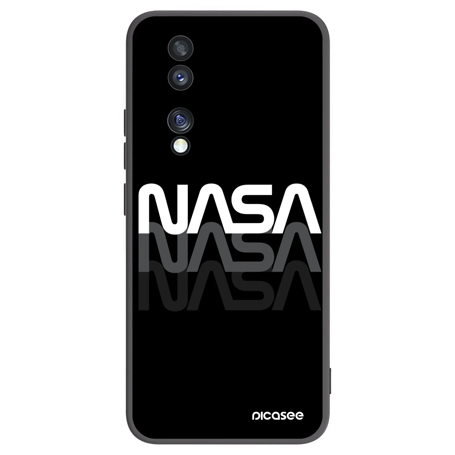Picasee silikonový černý obal pro Honor 70 - NASA Triple