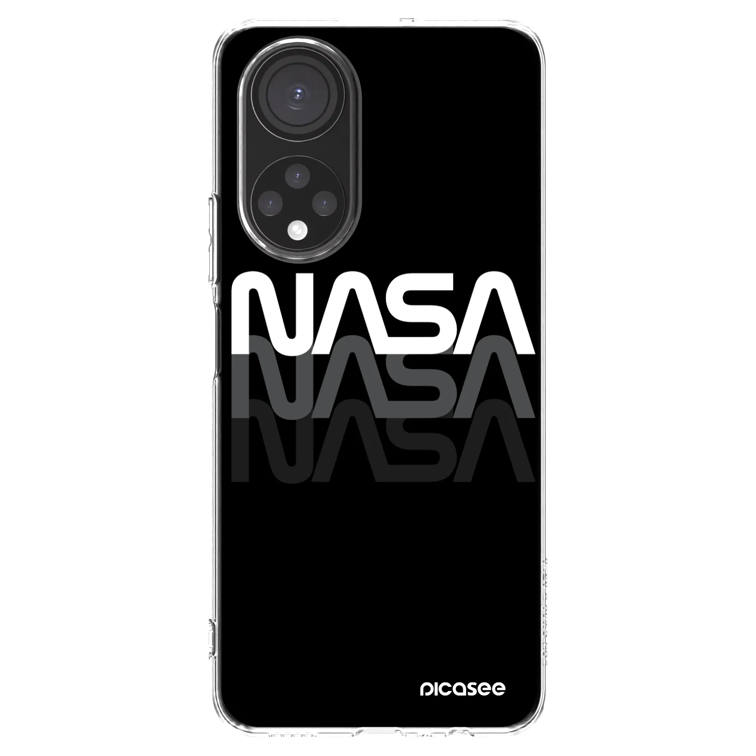 Picasee silikonový průhledný obal pro Honor X7 - NASA Triple