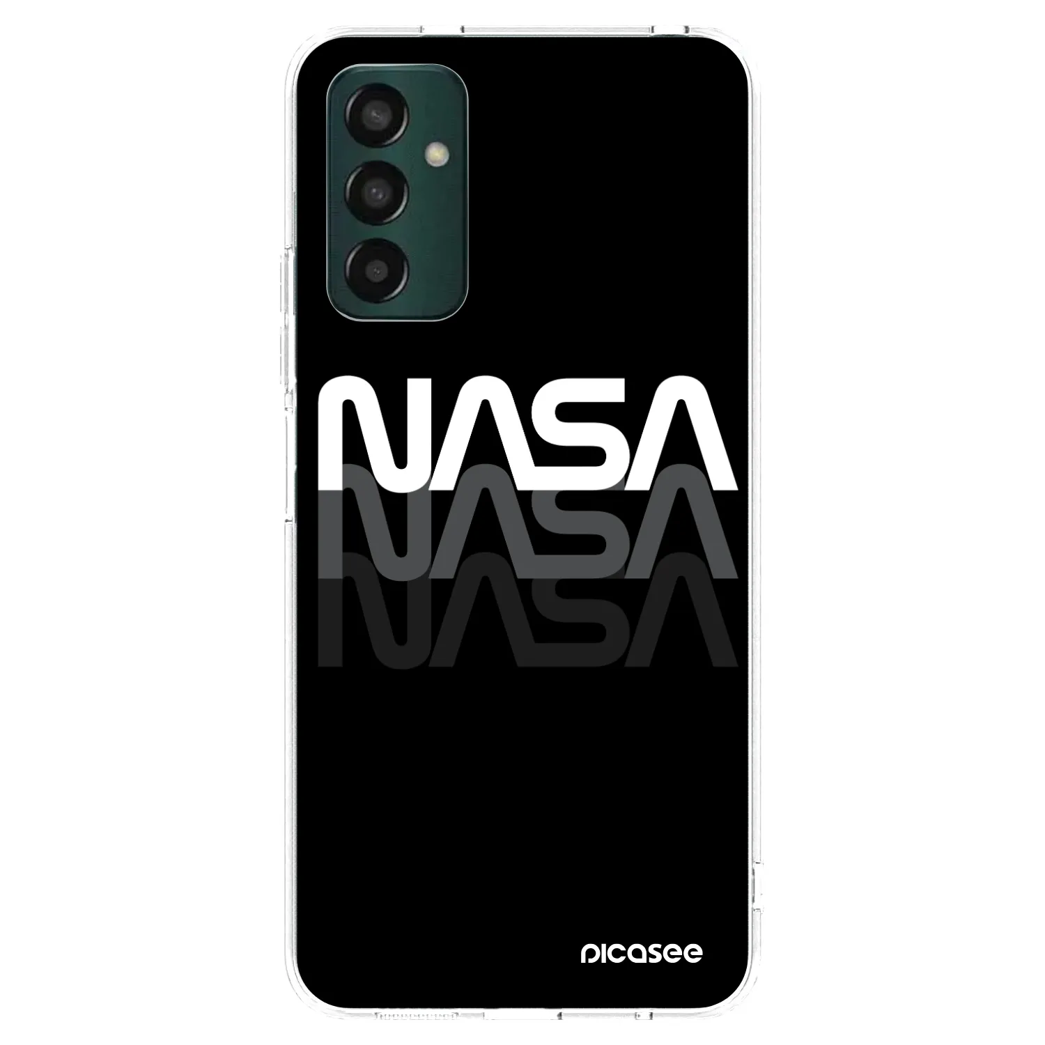 Picasee silikonový průhledný obal pro Samsung Galaxy M23 5G - NASA Triple