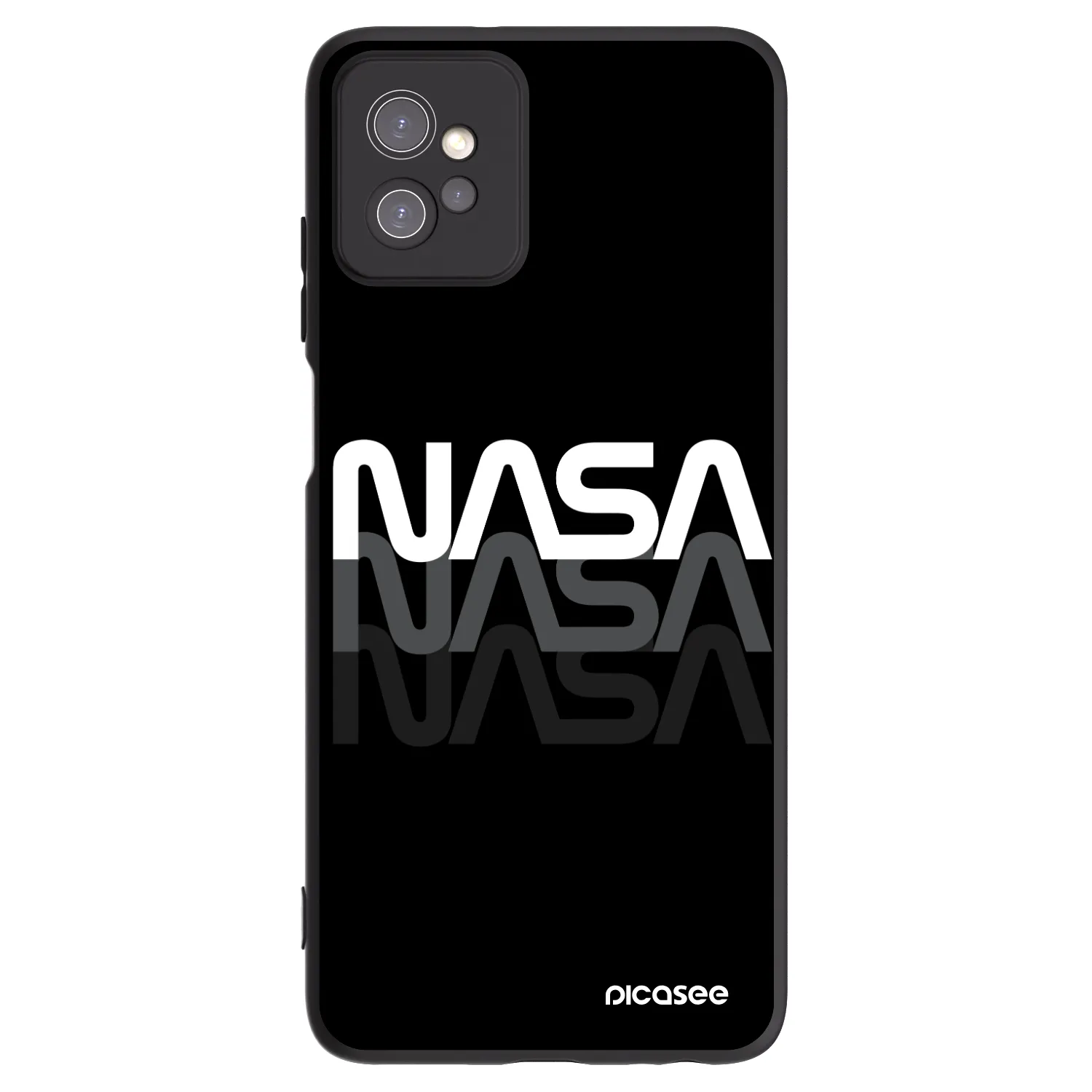 Picasee silikonový černý obal pro Motorola Moto G32 - NASA Triple
