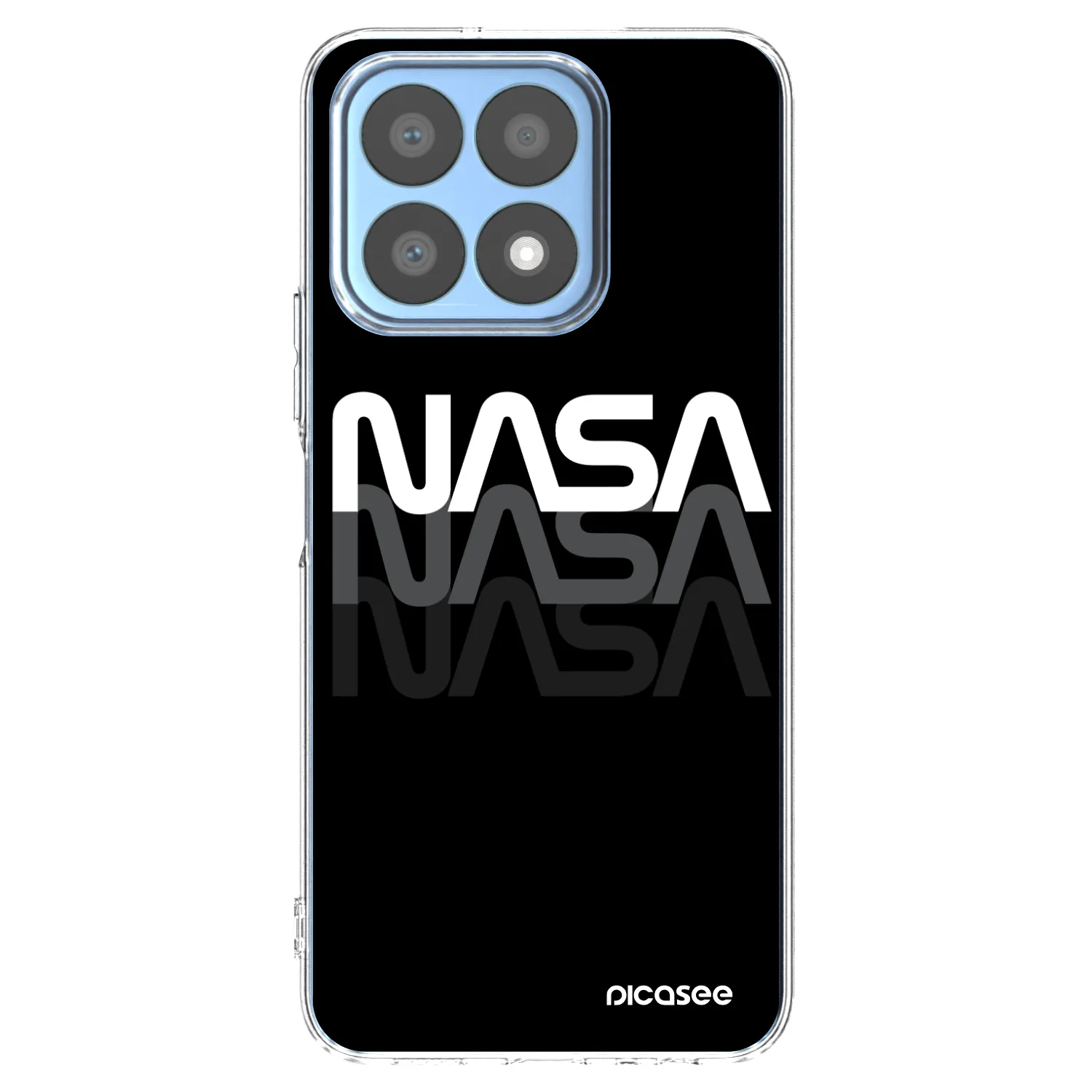 Picasee silikonový průhledný obal pro Honor X8a - NASA Triple