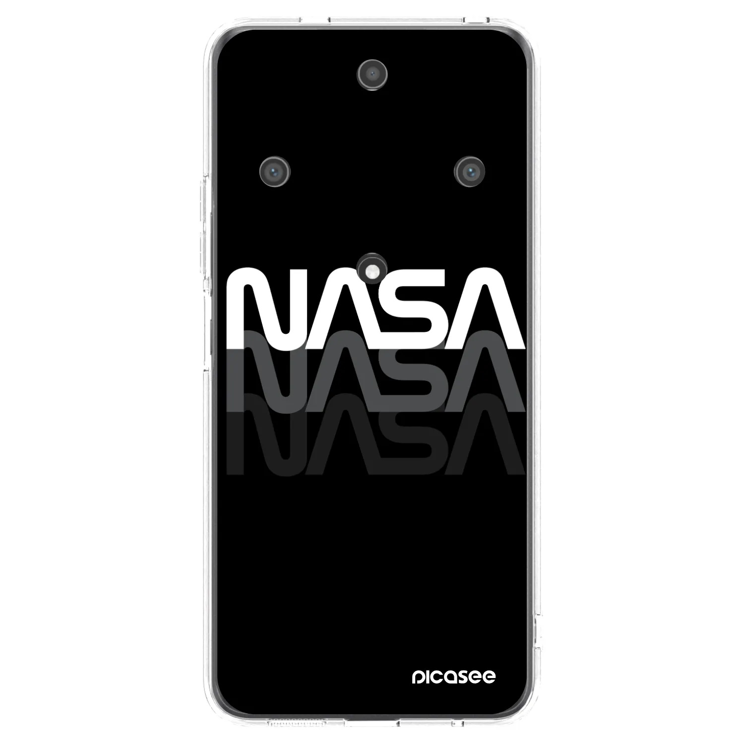 Picasee silikonový průhledný obal pro Honor Magic5 Lite 5G - NASA Triple