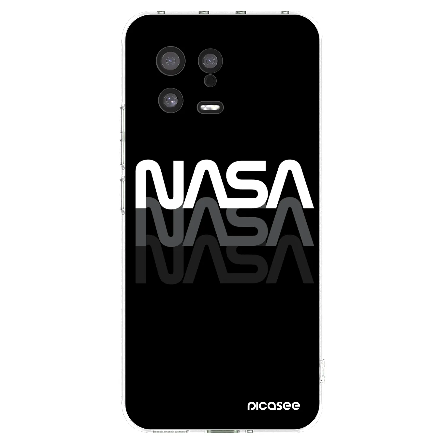 Picasee silikonový průhledný obal pro Xiaomi 13 - NASA Triple