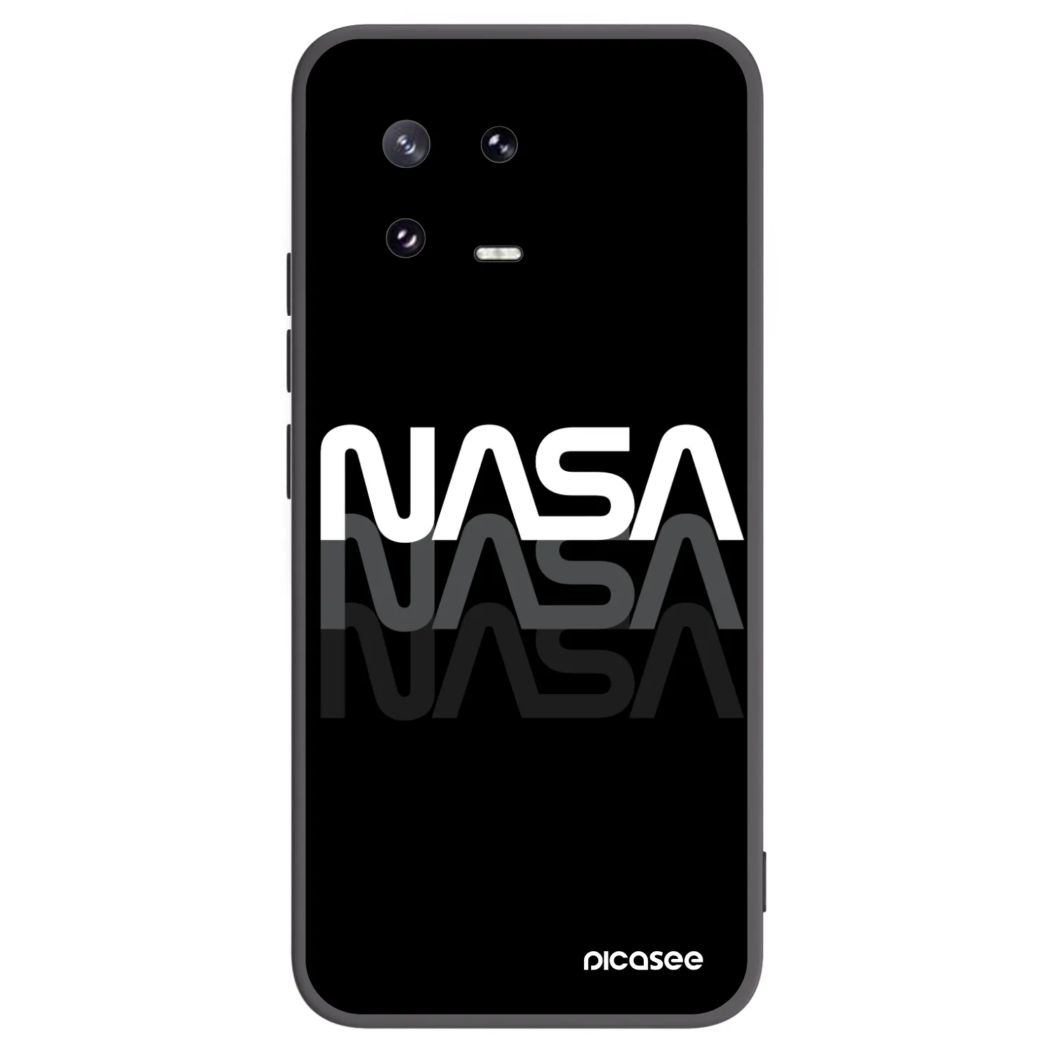 Picasee silikonový černý obal pro Xiaomi 13 Pro - NASA Triple