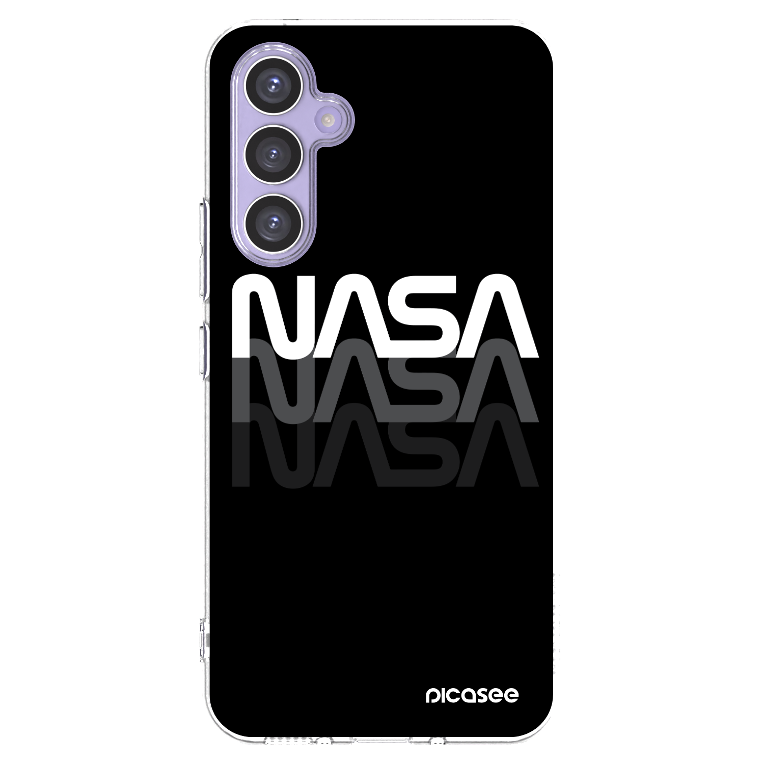 Picasee silikonový průhledný obal pro Samsung Galaxy A54 5G A546B - NASA Triple