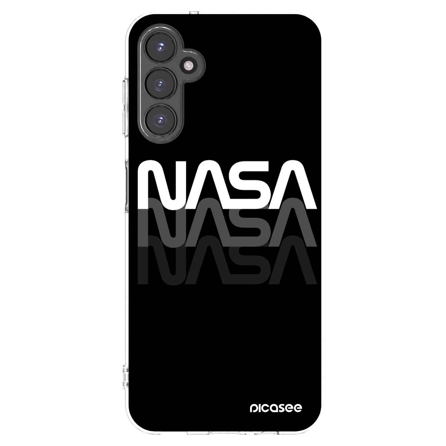 Picasee silikonový průhledný obal pro Samsung Galaxy A14 4G A145R - NASA Triple