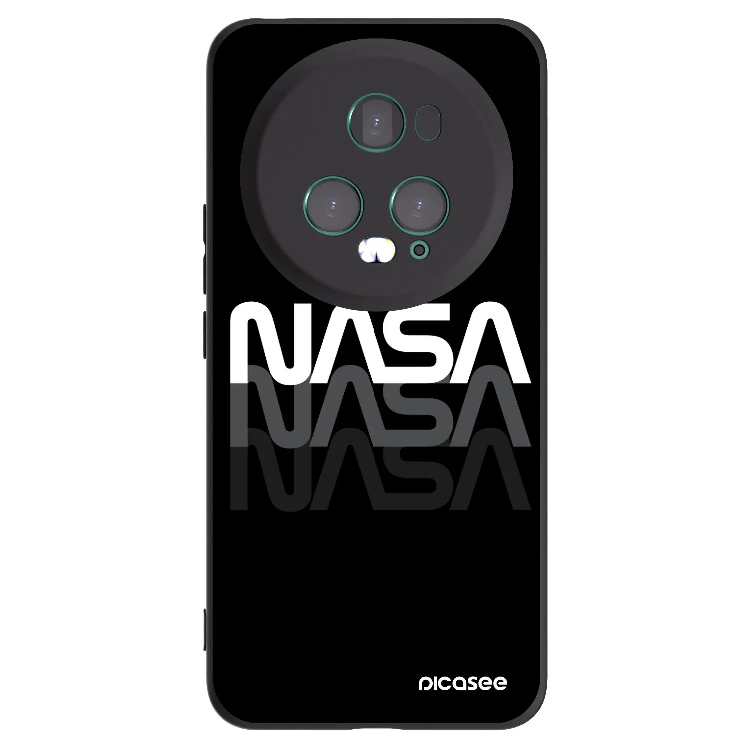 Picasee silikonový černý obal pro Honor Magic5 Pro - NASA Triple