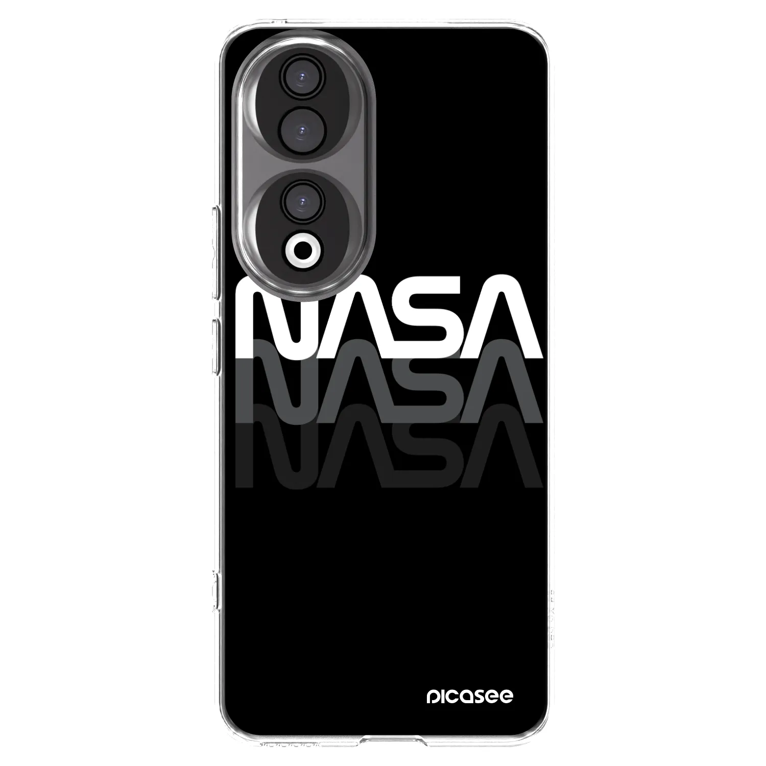 Picasee silikonový průhledný obal pro Honor 90 5G - NASA Triple