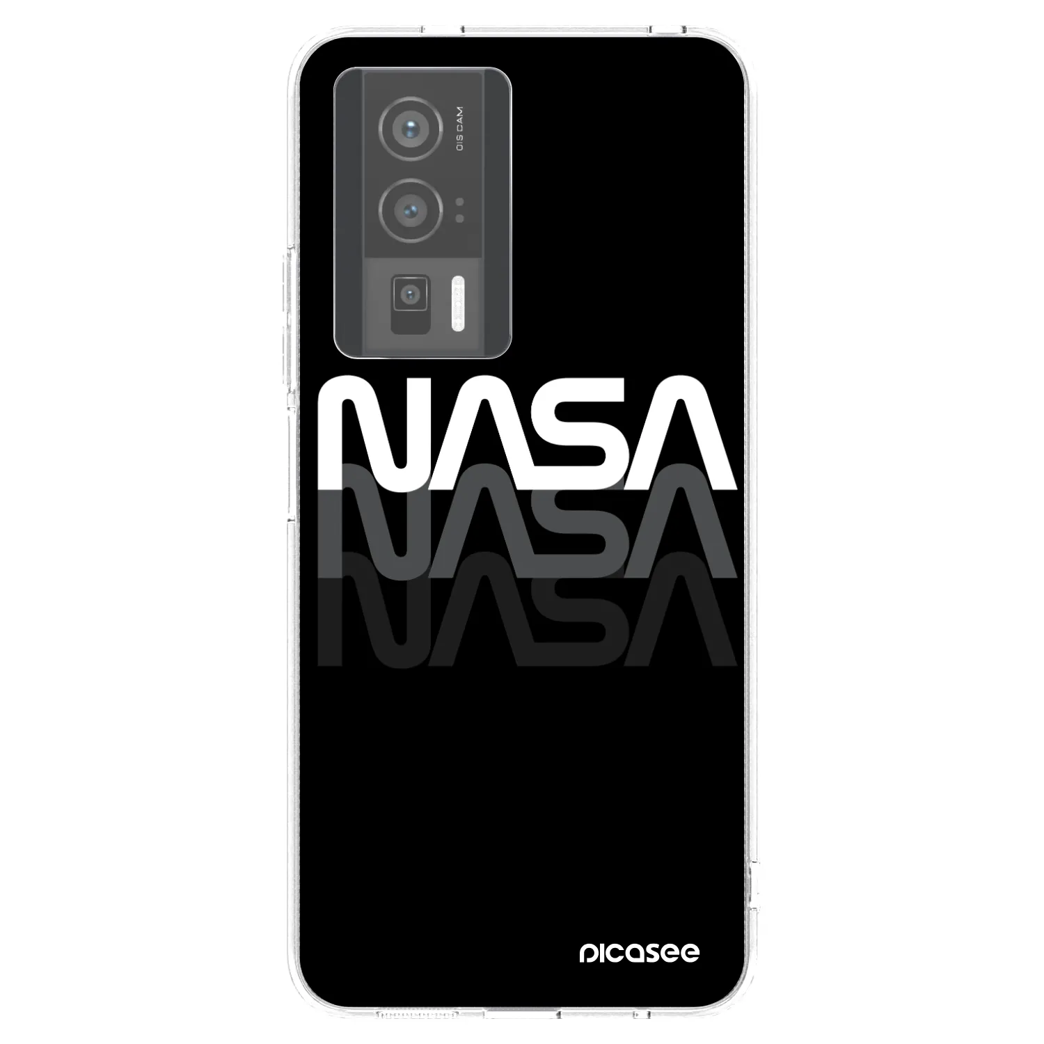 Picasee silikonový průhledný obal pro Xiaomi Poco F5 Pro 5G - NASA Triple
