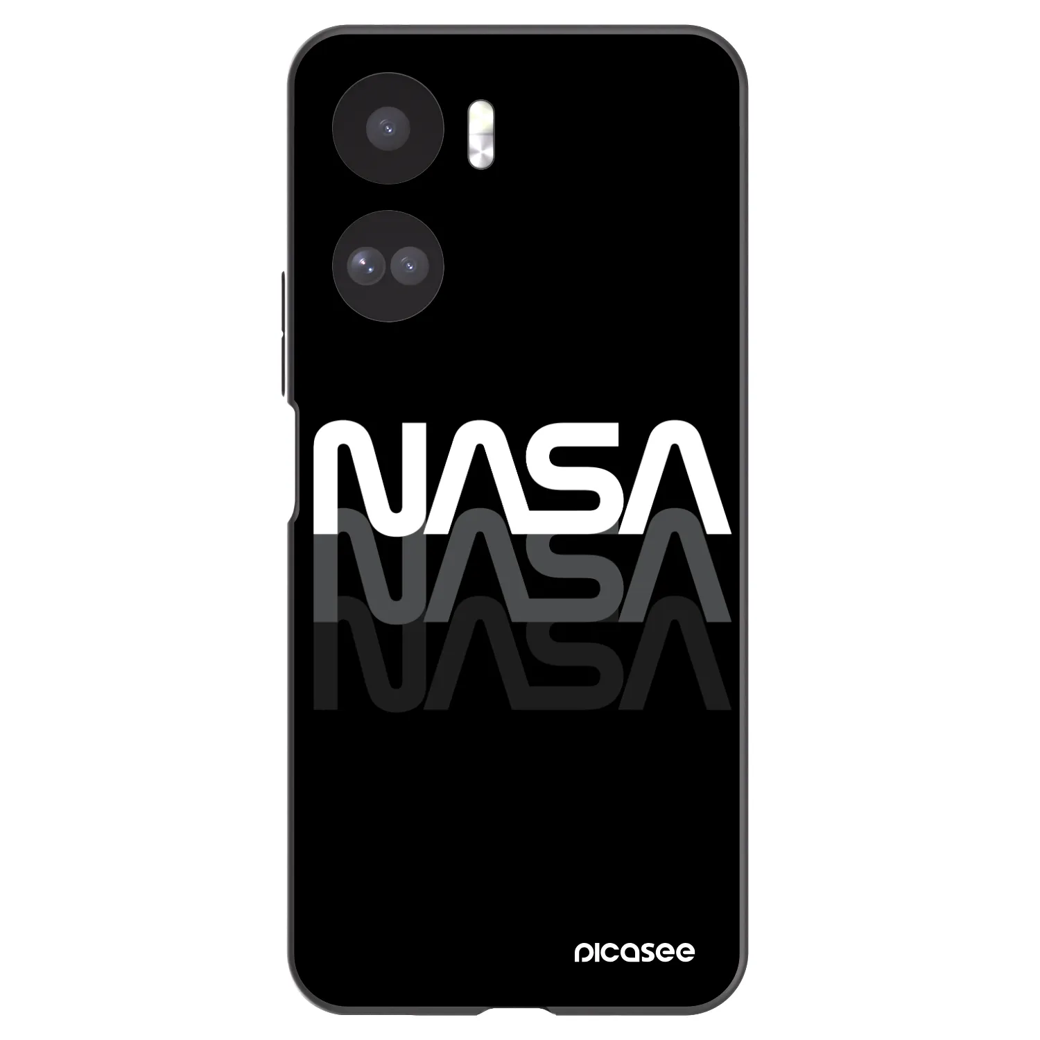 Picasee silikonový černý obal pro Honor 90 Lite 5G - NASA Triple