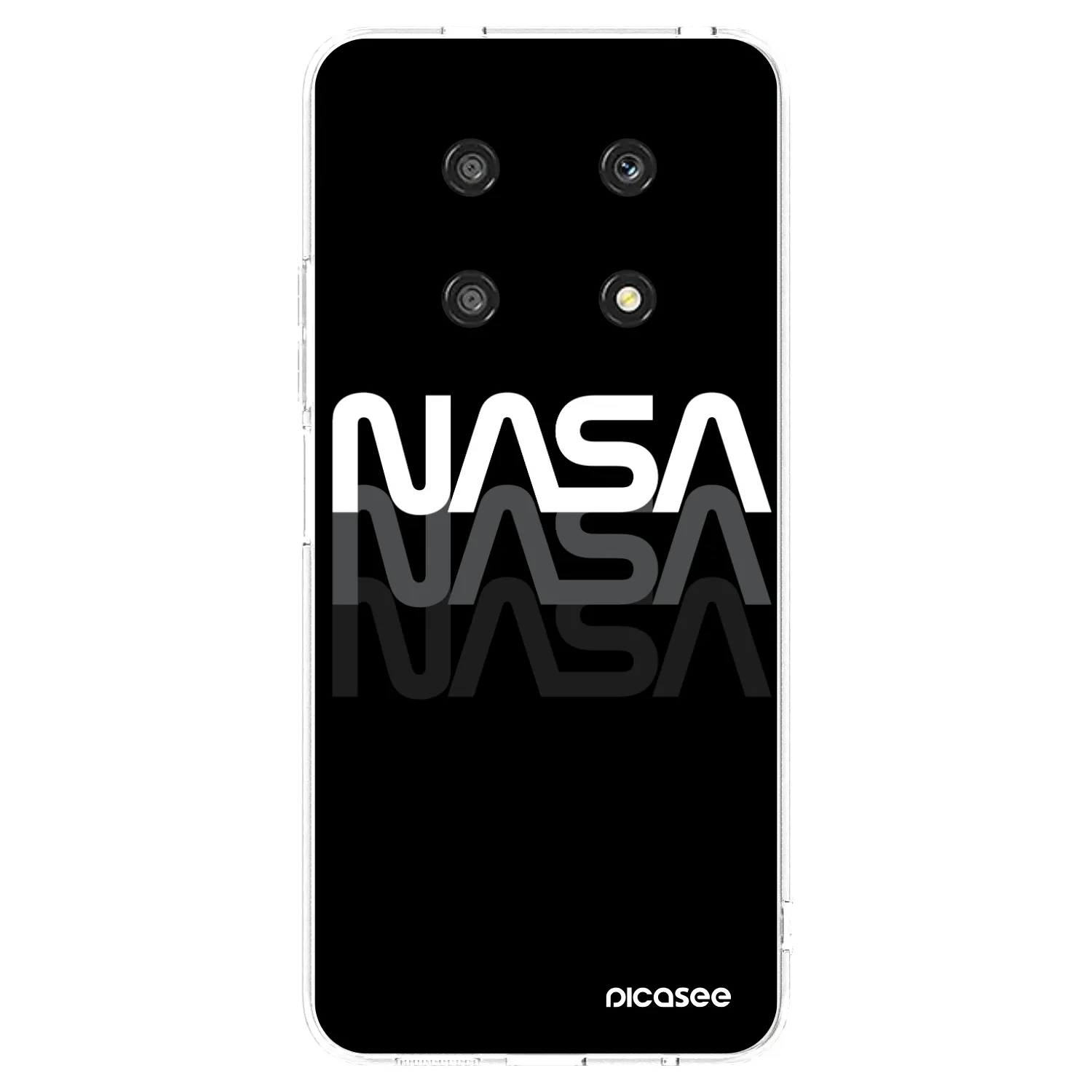 Picasee silikonový průhledný obal pro Honor Magic4 Lite 5G - NASA Triple