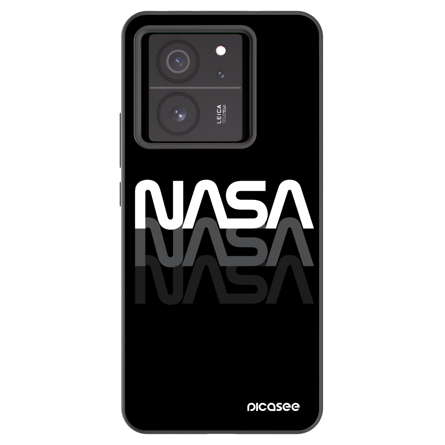 Picasee silikonový černý obal pro Xiaomi 13T - NASA Triple