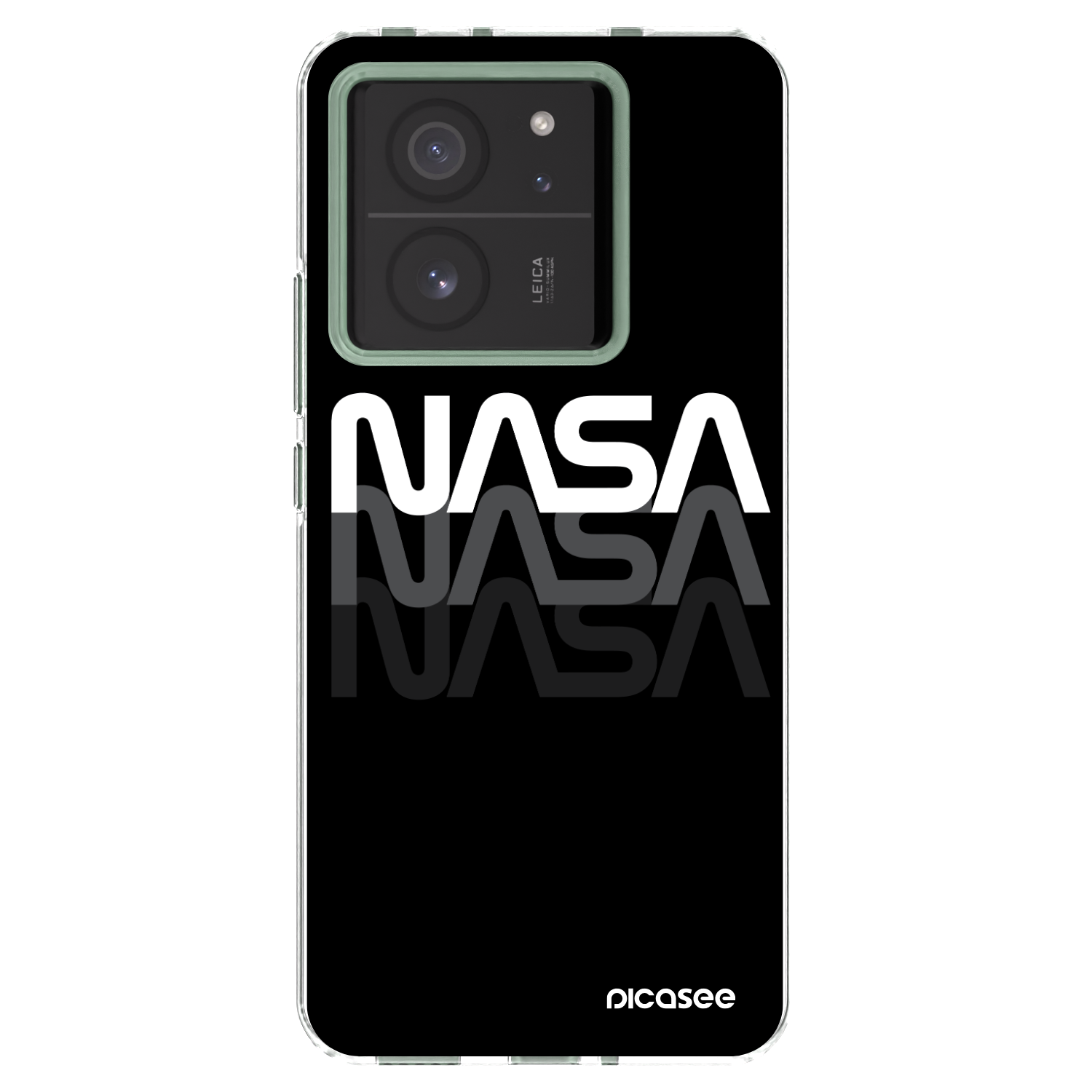 Picasee silikonový průhledný obal pro Xiaomi 13T - NASA Triple