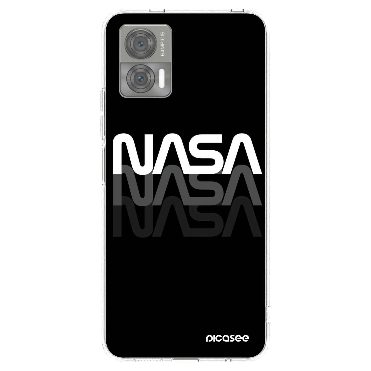 Picasee silikonový průhledný obal pro Motorola Edge 30 Neo - NASA Triple