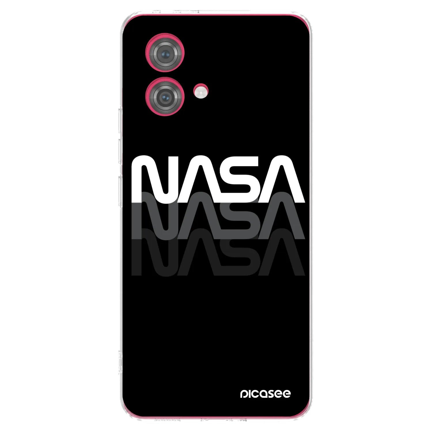Picasee silikonový průhledný obal pro Motorola Moto G84 5G - NASA Triple