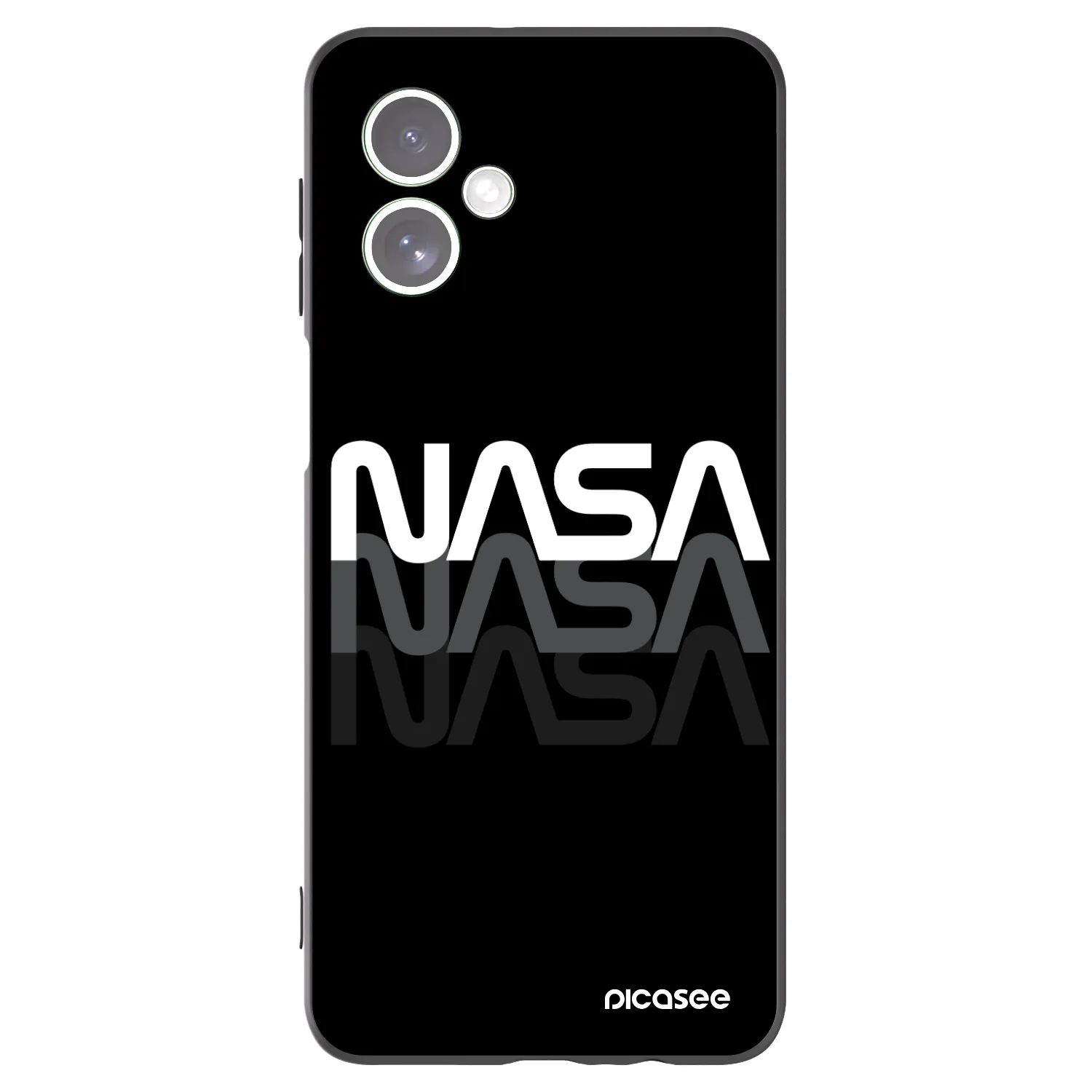 Picasee silikonový černý obal pro Motorola Moto G54 5G - NASA Triple