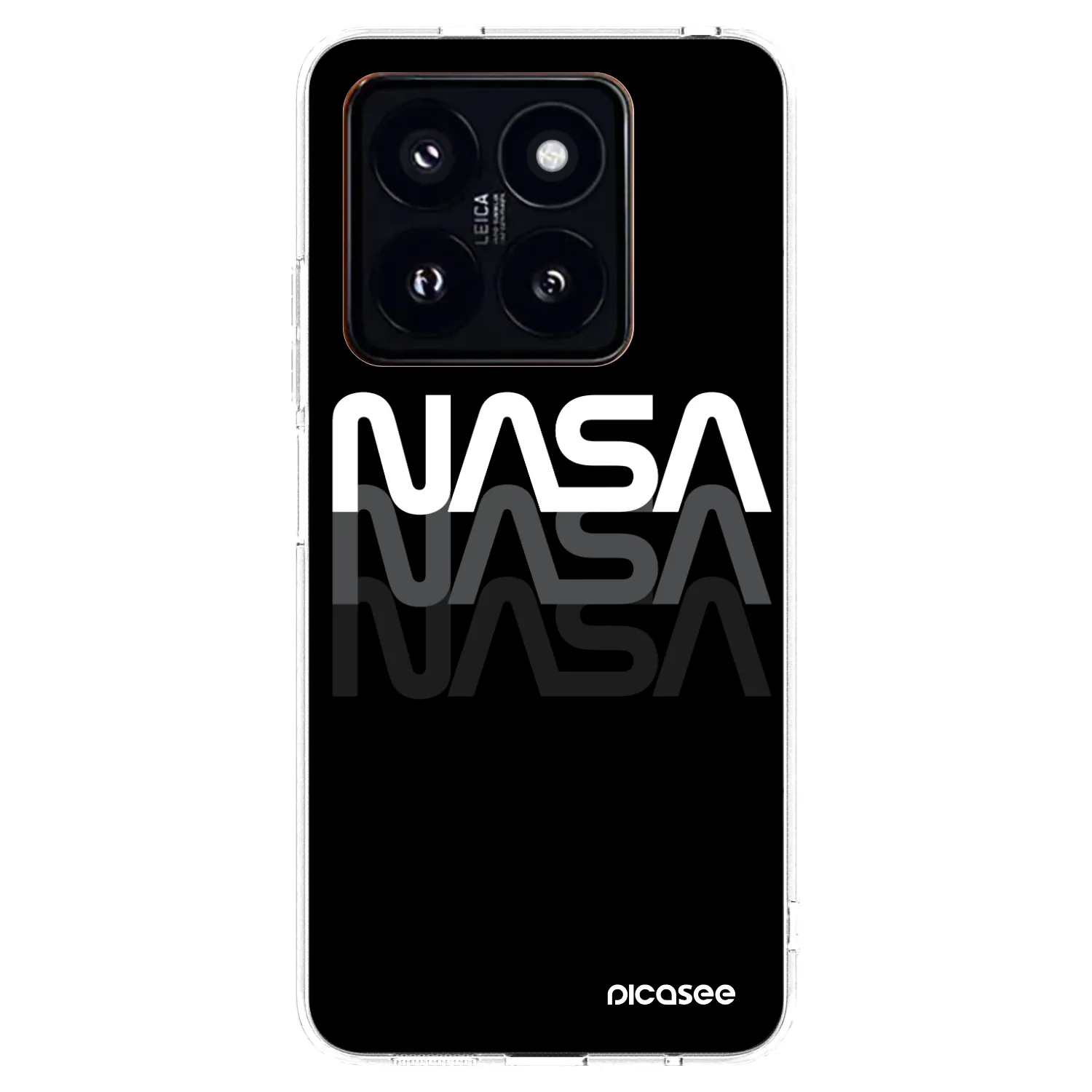 Picasee silikonový průhledný obal pro Xiaomi 14 Pro - NASA Triple