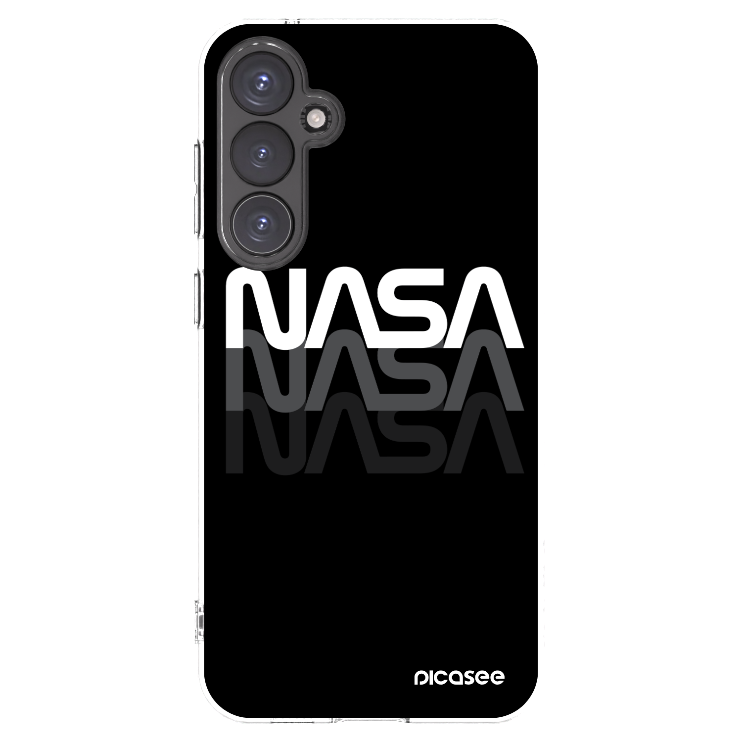 Picasee silikonový průhledný obal pro Samsung Galaxy S23 FE S711B - NASA Triple